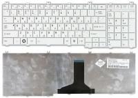 Клавиатура для ноутбука Toshiba Satellite L650 белая
