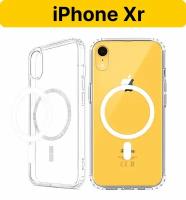 ADV GROUP / Чехол для iPhone Xr с поддержкой MagSafe, противоударный, прозрачный