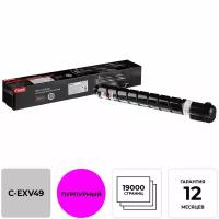 Оригинальный тонер Canon C-EXV49 (черный) Черный (Black)