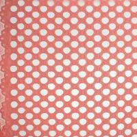 Ткань кружево для рукоделия и шитья, кружевное полотно красного цвета 100х140 см