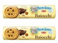 Mulino Bianco Печенье Baiocchi с шоколадно-ореховым кремом, 168 г, 2 уп