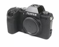 Силиконовый противоударный чехол MyPads Antiurto для фотоаппарата Fujifilm X-S10 из мягкого силикона черный