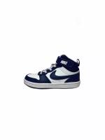 Кроссовки детские Nike Court Borough Mid 2Velcro 'White Signal Blue' US11.5C