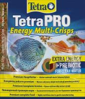 Корм Tetra TetraPRO Energy Multi-Crisps 12 г (сашет), чипсы премиум для всех видов тропических рыб, энергетические