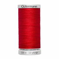 Нить Gutermann Extra Strong 40/100 м суперкрепкая, 100% полиэстер, цвет 156 красный