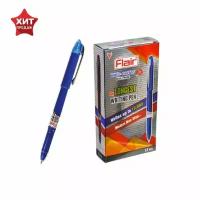 Ручка шариковая Flair "Writo-Meter", узел-игла 0,6, длина линии письма 10 км, шкала на стержне, синий