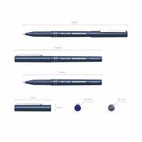 Ручка капиллярная F-15, узел 0.6 мм, чернила синие, длина линии письма 400 метров