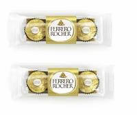 Конфеты Ferrero Rocher хрустящие из молочного шоколада с начинкой из крема и лесного ореха 37.5 г 2 шт