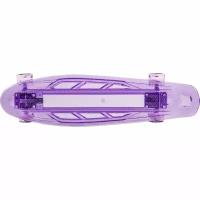 Скейтборд пластик TECH TEAM TRANSPARENT 27' LIGHT light purple NN004205 NN004205