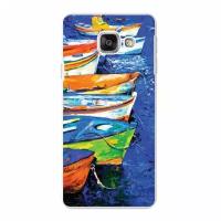 Накладка Deppa Art Case для Samsung Galaxy A3 (2016) A310 Art Series Лодки + пленка