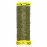 Нить Gutermann Maraflex 120/150 м для эластичных, трикотажных материалов, 100% ПБТ, оливковый 432