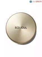 The Saem Пудра компактная Eco Soul Luxury Gold Pact 21 Light Beige, 9 гр