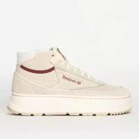 Кроссовки/Reebok/100033114/CLUB C GEO MID/белый/бежевый/8,5 US