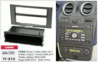 Рамка для магнитолы Carav 2din для Ford Focus, C-Max 2005-2011, S-Max, Fusion, Transit 2006-2011, 7 дюймов