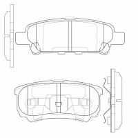 PN3502 Тормозные колодки дисковые FiTurama