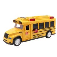 Машинка Funky Toys "Скорость", Школьный автобус, фрикционная, свет, звук, открывающиеся двери