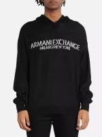 Мужская толстовка ARMANI EXCHANGE, Цвет: черный, Размер: XL