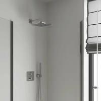 Душевая система с тропическим душем и термостатом Grohe Grohtherm Tempesta 250 Cube, Германия