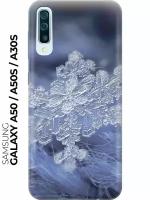 Силиконовый чехол Снежинка на Samsung Galaxy A50 / A50s / A30s / Самсунг А50 / А30 эс / А50 эс