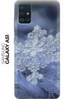 Силиконовый чехол Снежинка на Samsung Galaxy A51 / Самсунг А51