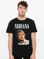 Футболка DreamShirts Studio Nirvana / Нирвана / Оуэн Уилсон / Мужская Черная L