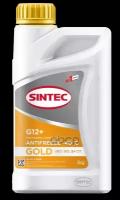 Антифриз Sintec Gold G12+ Yellow -40 1Кг 990557 SINTEC арт. 990557