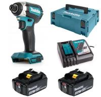 Аккумуляторный ударный винтовёрт Makita DTD153RMJ (18V, 2 x 4.0Ah, Li-Ion, Makpac 2) 170Нм