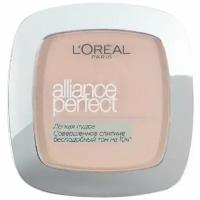 Компактная пудра для лица L'oreal Paris Alliance Perfect, Совершенное слияние, тон R2 Ванильно-розовый