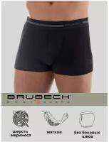 Brubeck Comfort Wool Трусы-боксеры мужские BX1043M (M, Чёрный)