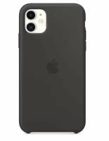Apple iPhone 11 под оригинал чёрный чехол, эпл айфон 11 замша утолщённый противоударный