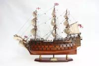 Модель парусника HMS Victory, Англия, 60 * 14 * 66 см KSVA-TS-0001-W-60