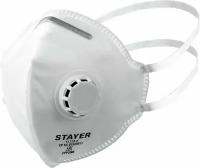 Плоская полумаска фильтрующая STAYER FV-95 FFP2 с клапаном _z01 (11113-2_z01)