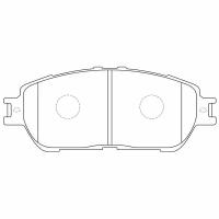 PN1480 Тормозные колодки дисковые NiBK