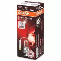 Лампа автомобильная галогенная OSRAM OFF-ROAD Super Bright Premium 62201SBP H3 100W PK22s 3200K 1 шт