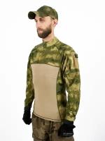 Рубашка тактическая Kamukamu камуфляж Зеленый пятнистый (размер: 48, рост: 176-182, размер производителя: l)