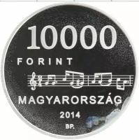 Клуб Нумизмат Монета 10000 форинтов Венгрии 2014 года Серебро 200 лет со дня рождения Эгресси Бени