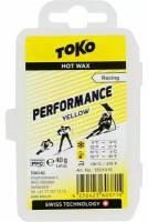 Низкофтористый парафин скольжения твердый TOKO Performance yellow 40 g Yellow (б/р:б/р)