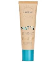 LUMENE Матирующий тональный крем Matte Oil-Control Foundation тон 1 Classic Beige - Натуральный бежевый 30 мл