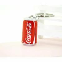 Брелок - на ключи, брелок на рюкзак Баночка Coca-cola/ кола / кока-кола
