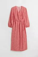 Платье H&M для женщин, цвет красный, размер 3XL