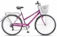 Велосипед Stels Navigator 355 V Lady 28 Z010 (2024) 20 пурпурный + корзина (требует финальной сборки)