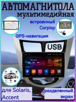 Автомагнитола мультимедийная для Hyundai Solaris, Accent i25 2010-2016 Junsun V1 AI