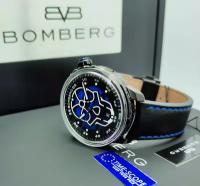 Оригинальные часы наручные мужские Bomberg BB-01 Automatic Blue Skull CT43APBA.23-2.11. Часы для мужчин производства Швейцарии