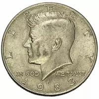 США 50 центов (1/2 доллара) 1983 г. (Полдоллара Кеннеди) (P)