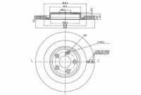 Диск тормозной задний Jaguar S-Type (X200) 04- XF (X250) 08- XJ (X350 X351) 03- XK (X150) 06-