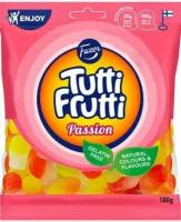 Мармелад Fazer Tutti Frutti Passion фруктовая смесь 180 г (Финляндия)