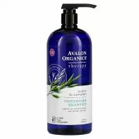 Avalon Organics, Thickening Shampoo, Biotin B-Complex, 32 fl oz (946 ml)