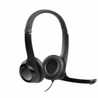 Проводная гарнитура Logitech Headset H390 USB (981-000406)