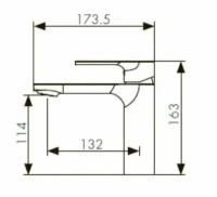 Смеситель для раковины Kaiser Linear 59011