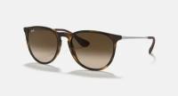 Солнцезащитные очки унисекс, круглые RAY-BAN с чехлом, линзы коричневые RB4171-865/13/54-18